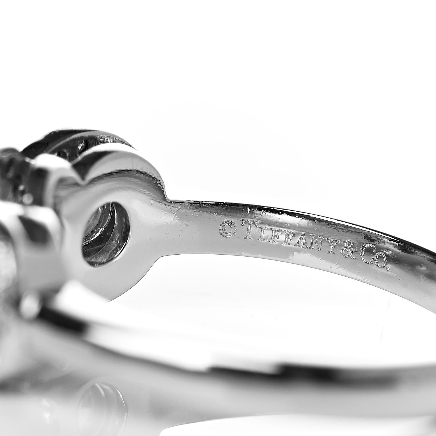 Tiffany Platinum Diamond Circlet Ring 53 6.25 5 of 5