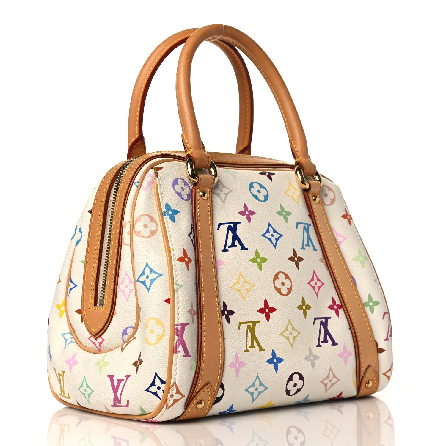 Louis Vuitton Monogram Multicolor Priscilla White 3 of 10