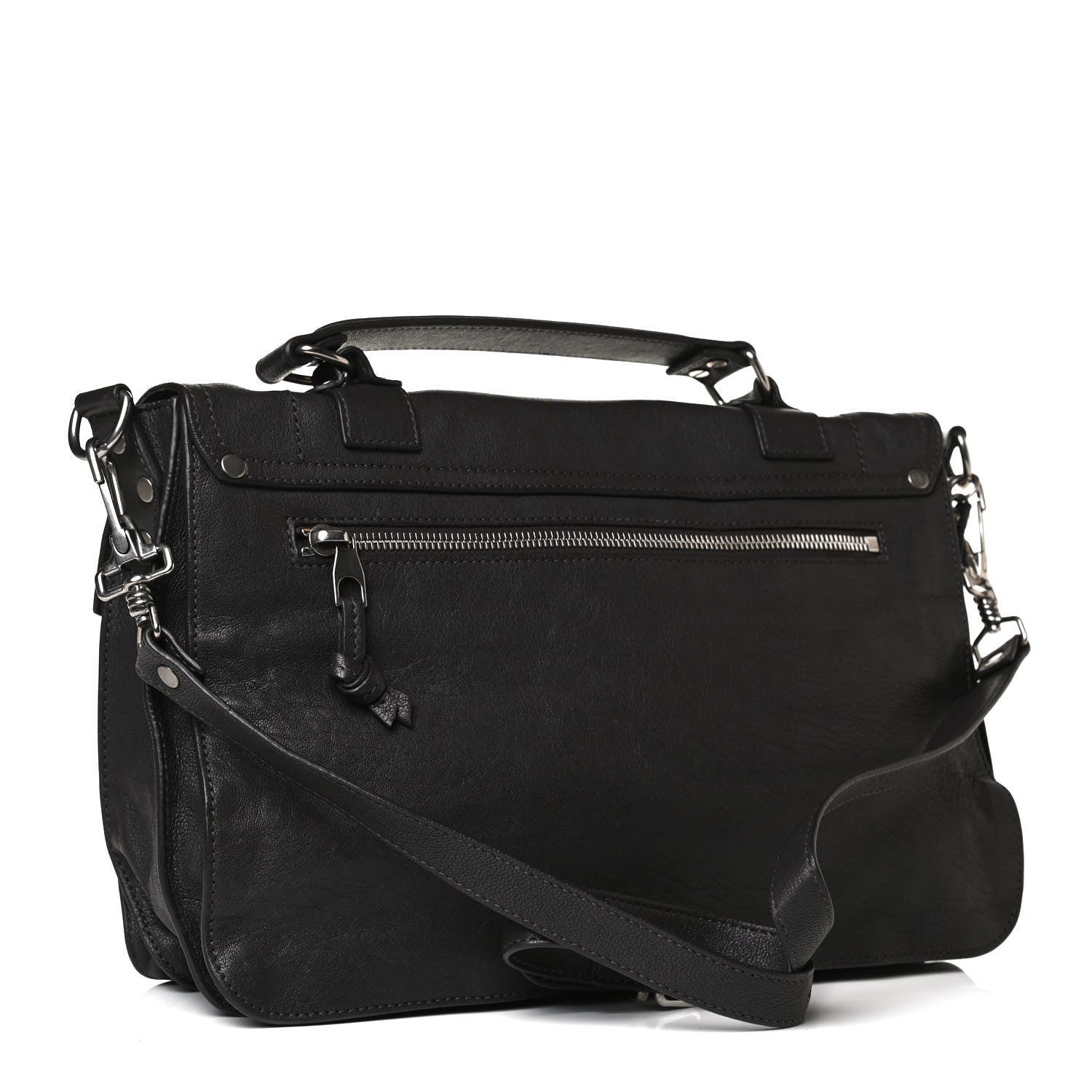 Proenza Schouler Lambskin Medium PS1 Satchel Pepe 2 of 11