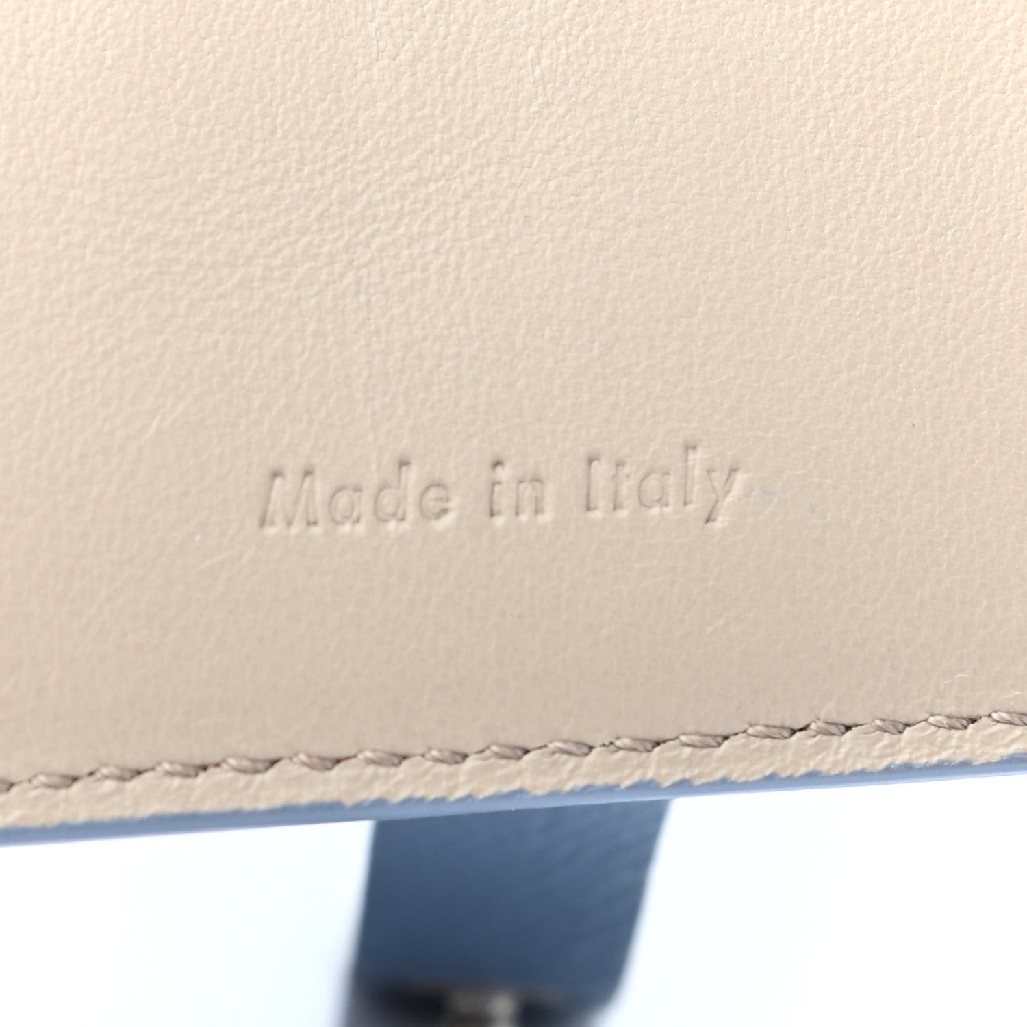 Celine Grained Calfskin Medium Multifunction Strap Wallet Cloud 6 of 7