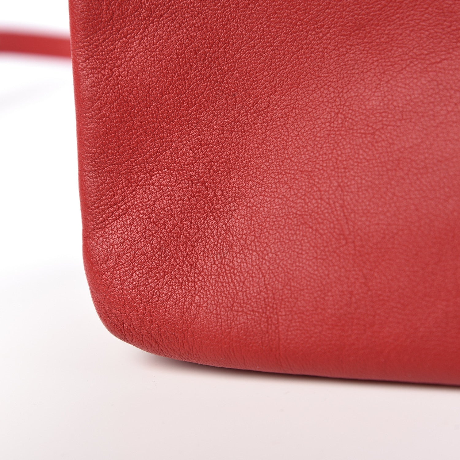 Celine Lambskin Small Trio Crossbody Bag Red 13 of 22