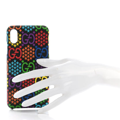 Gucci GG Supreme Monogram Psychedelic iPhone XS Max Case 2 of 6