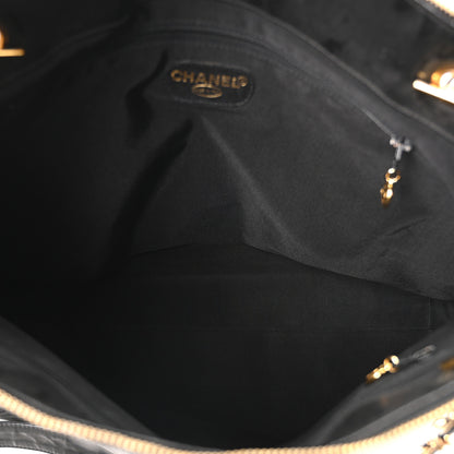 Chanel Vinyl Quilted Shoulder Bag Black 5 of 10