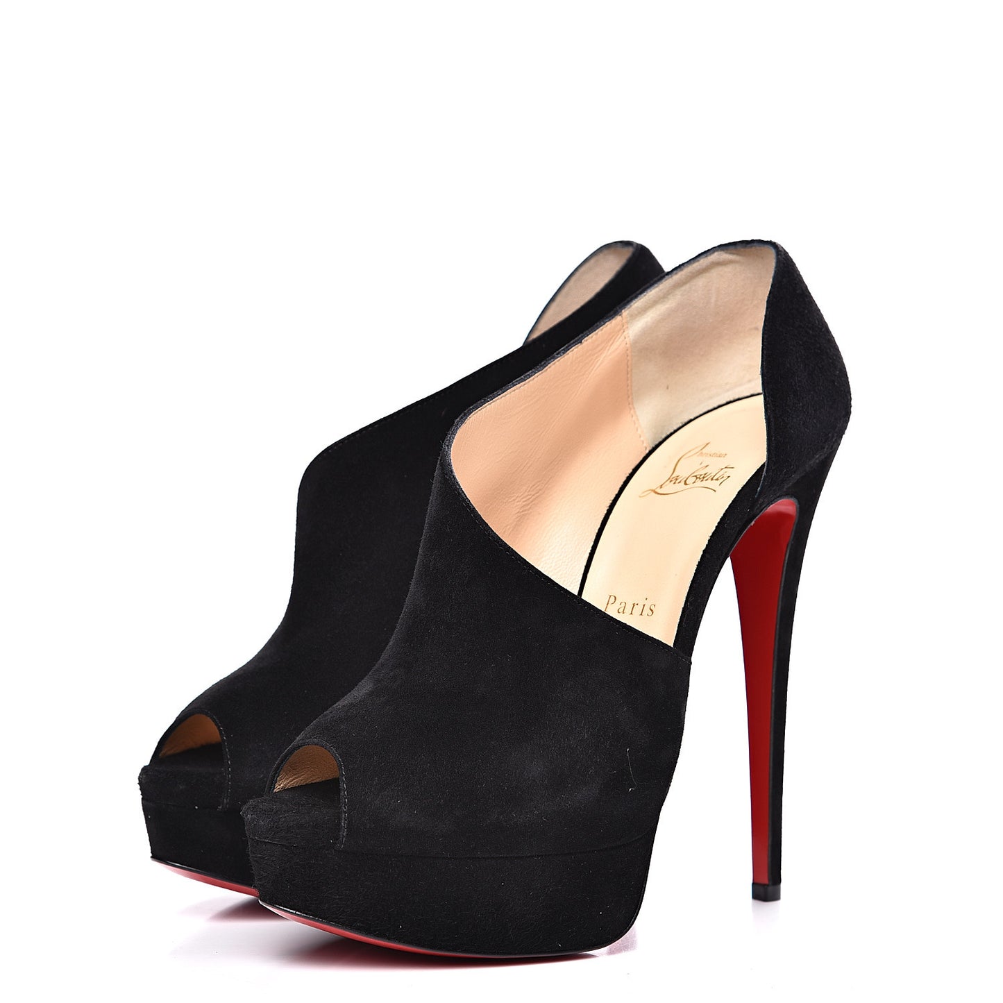 Veau Velours Verita 150 Booties 39 Black