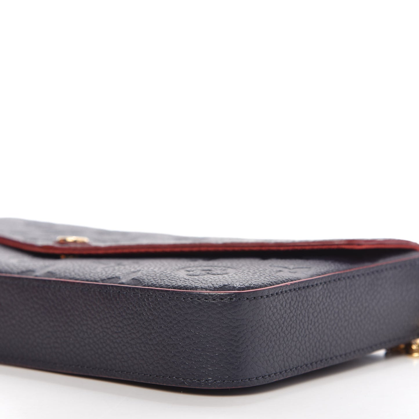 Empreinte Pochette Felicie Chain Wallet Marine Rouge