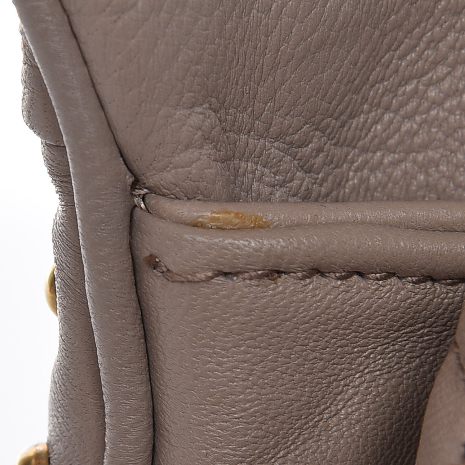 Miu Miu Nappa Quilted Studded Tote Cammeo 12 of 13
