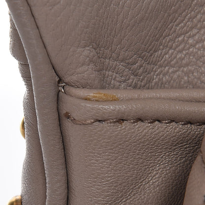 Miu Miu Nappa Quilted Studded Tote Cammeo 12 of 13