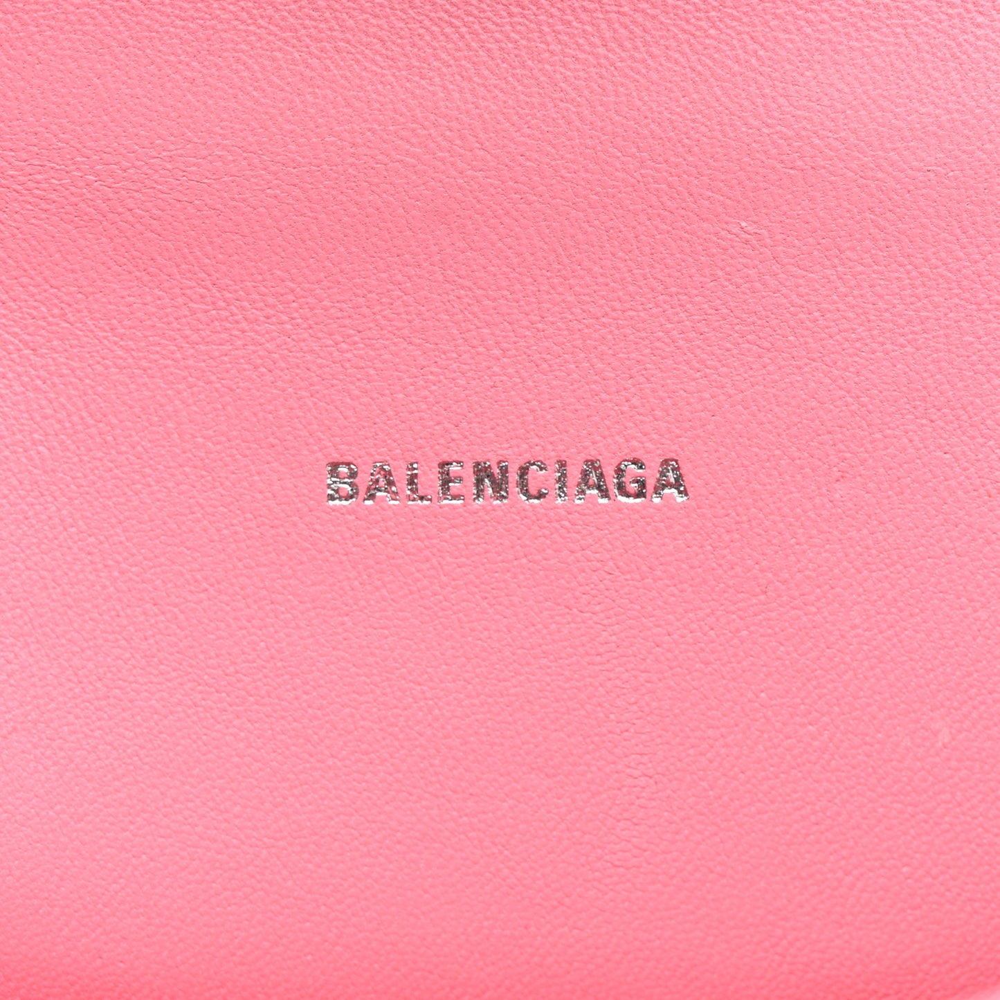 Shiny Calfskin Crocodile Embossed Hourglass Top Handle Bag XS Sweet Pink