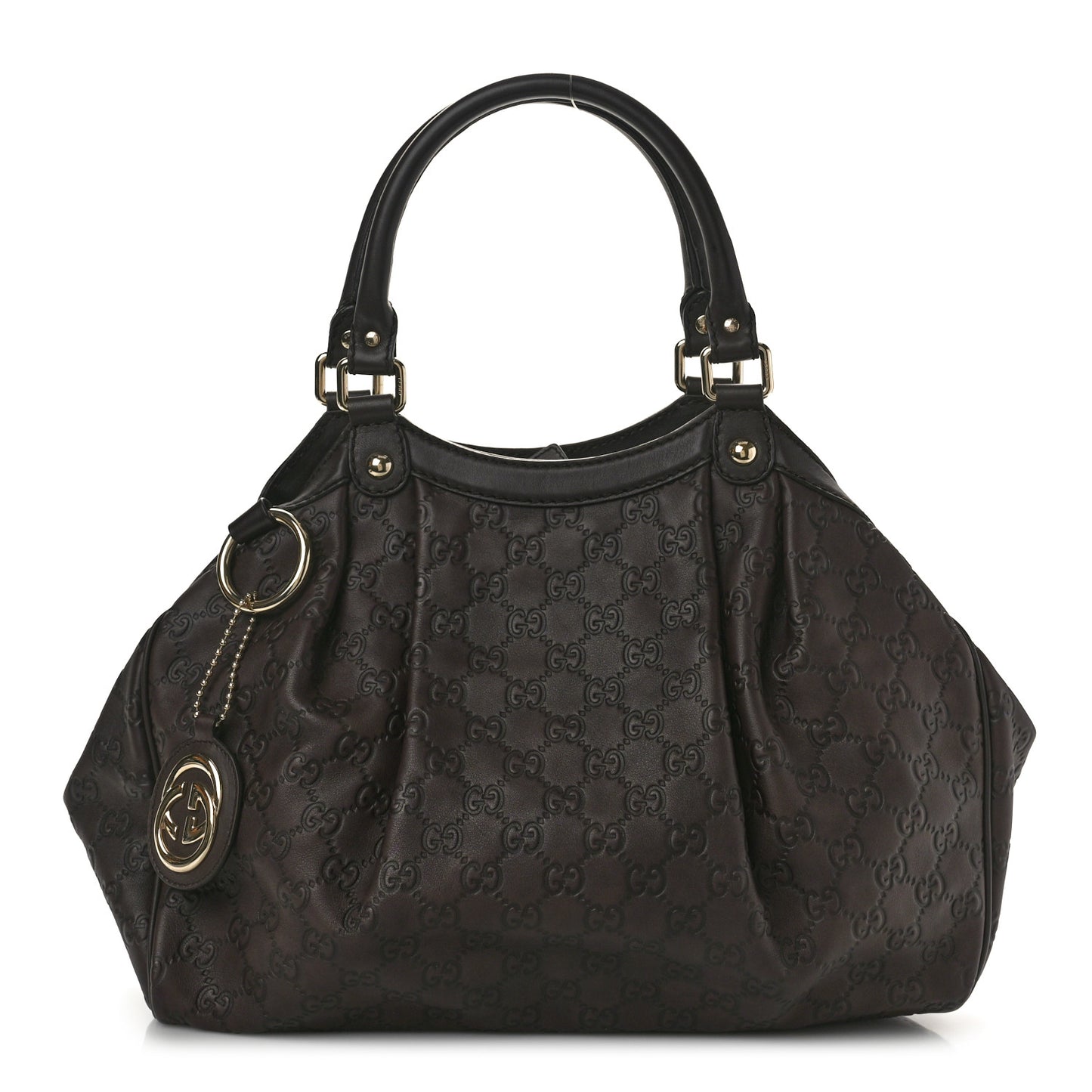 Guccissima Medium Sukey Tote Brown