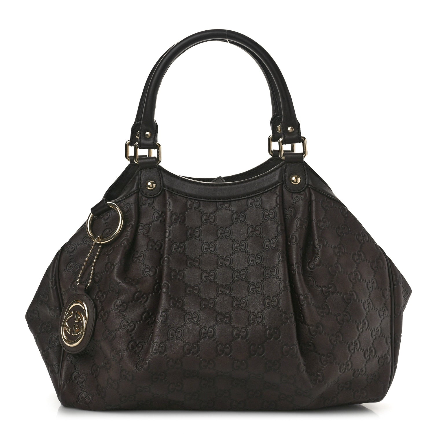 Gucci Guccissima Medium Sukey Tote Brown 1 of 11