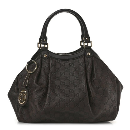 Gucci Guccissima Medium Sukey Tote Brown 1 of 11