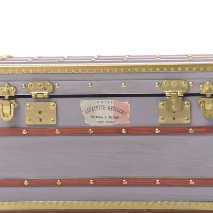 Louis Vuitton Mini Malle Zinc Trunk Paperweight Jewelry Box 8 of 9