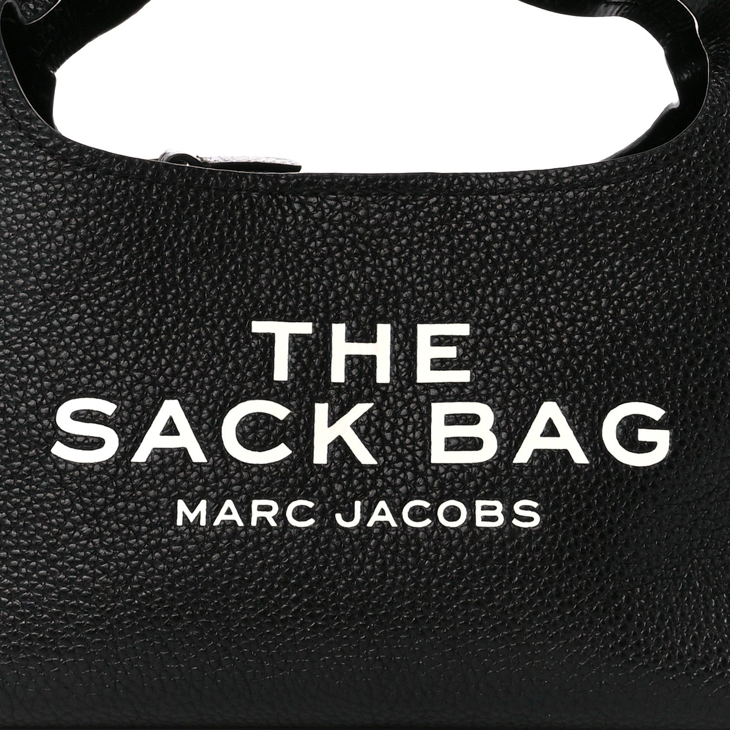 Marc Jacobs Grained Calfskin Mini The Sack Bag Black 9 of 11
