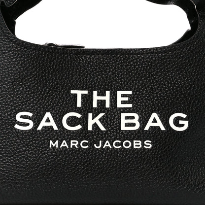 Marc Jacobs Grained Calfskin Mini The Sack Bag Black 9 of 11