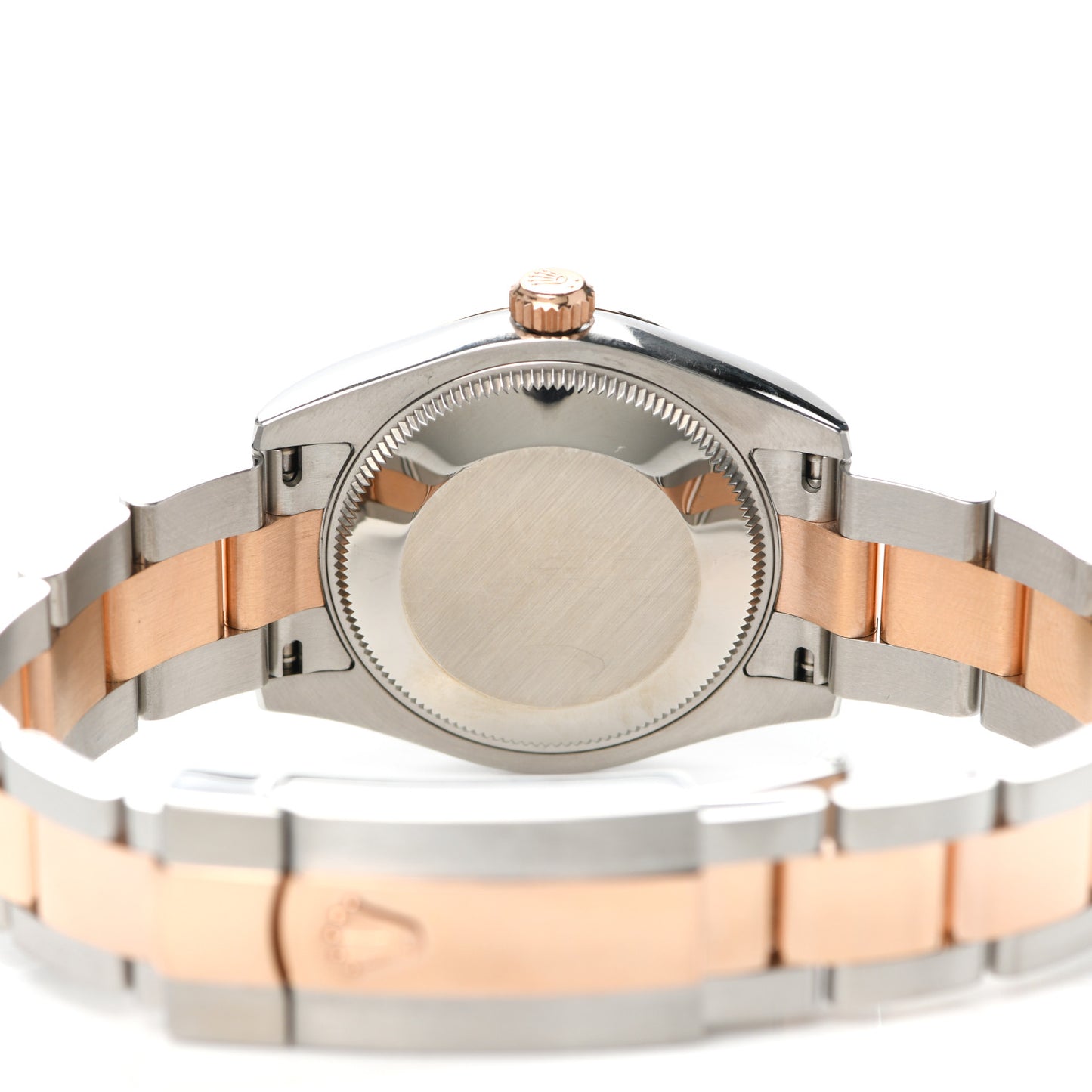 Stainless Steel 18K Everose Gold Black Mother of Pearl 31mm Oyster Perpetual Datejust Watch 178241