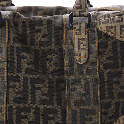Fendi Zucca Zucchino Mixed Media Small B Mix Tote Tobacco 10 of 11