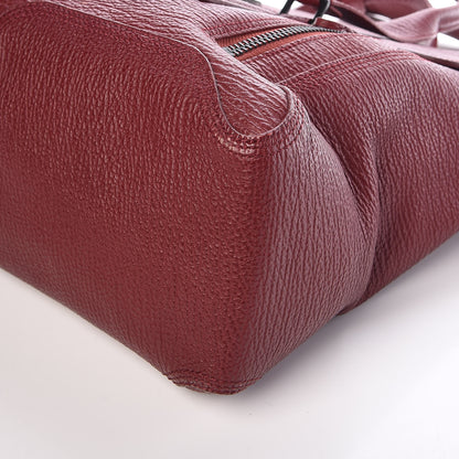 3.1 Phillip Lim 3.1 Textured Calfskin Large Pashli Satchel Oxblood 11 of 11