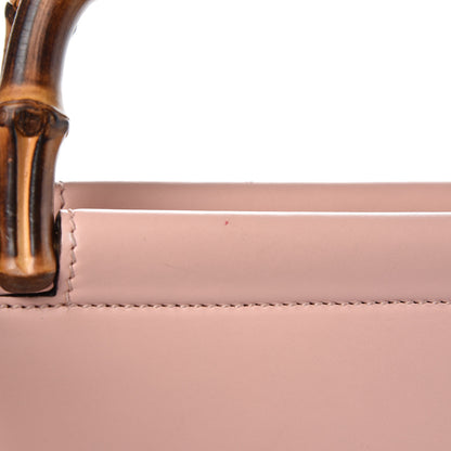Gucci Nappa Bamboo Medium Nymphaea Top Handle Bag Perfect Pink 12 of 15