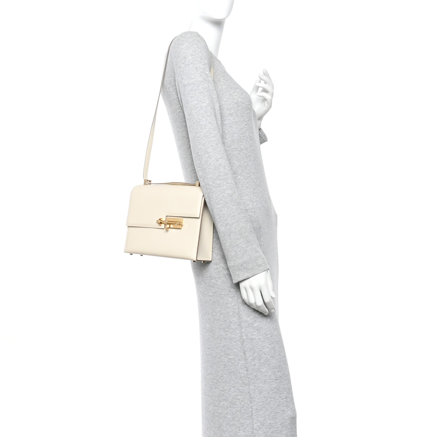 Hermes Epsom Verrou 21 Craie 2 of 11
