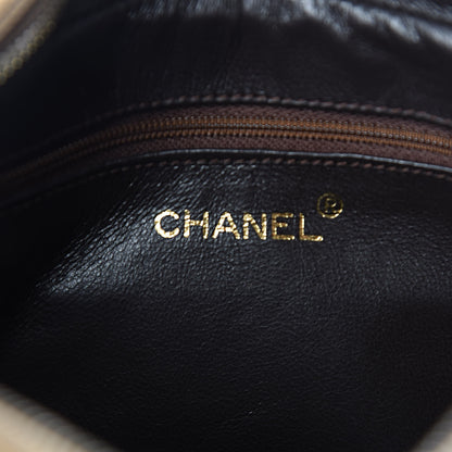 Chanel Metallic Lambskin Quilted Tassel Camera Case Gold 6 of 11