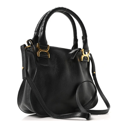 Chloe Calfskin Small Marcie Satchel Black 3 of 10