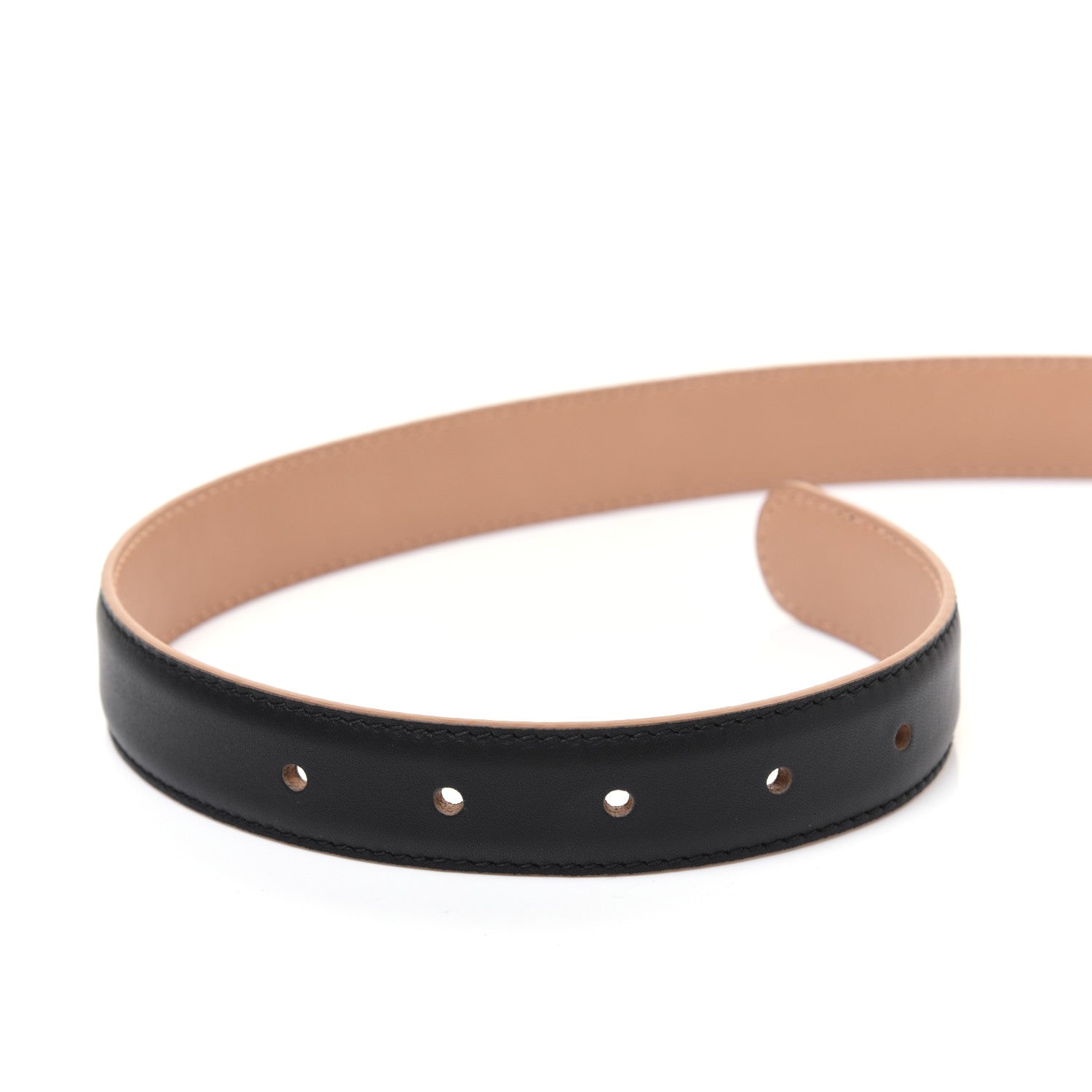 Gucci Moon Calfskin Interlocking G 25mm Belt 85 34 Black 5 of 8