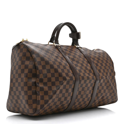 Louis Vuitton Damier Ebene Keepall 50 2 of 9