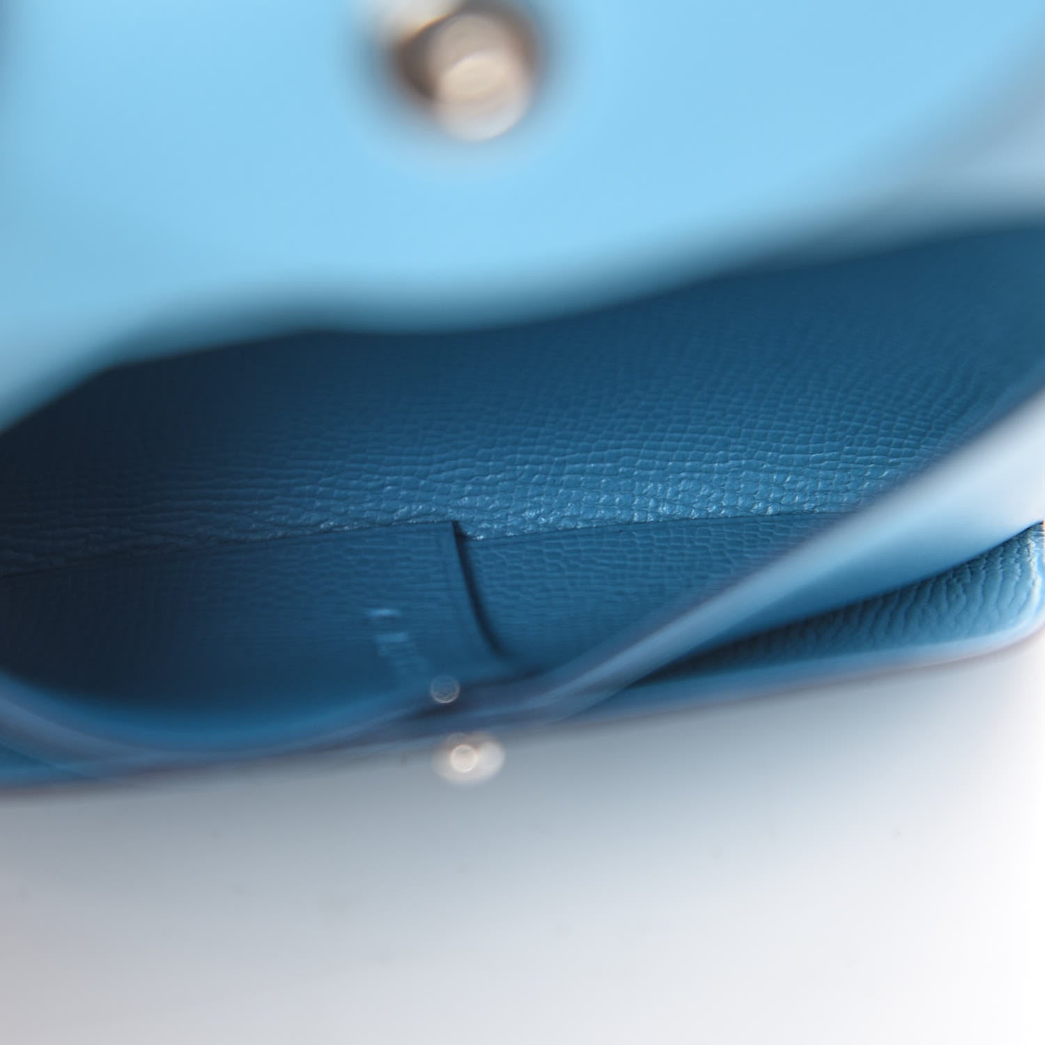 Hermes Epsom Bastia Coin Purse Bleu Du Nord 5 of 8