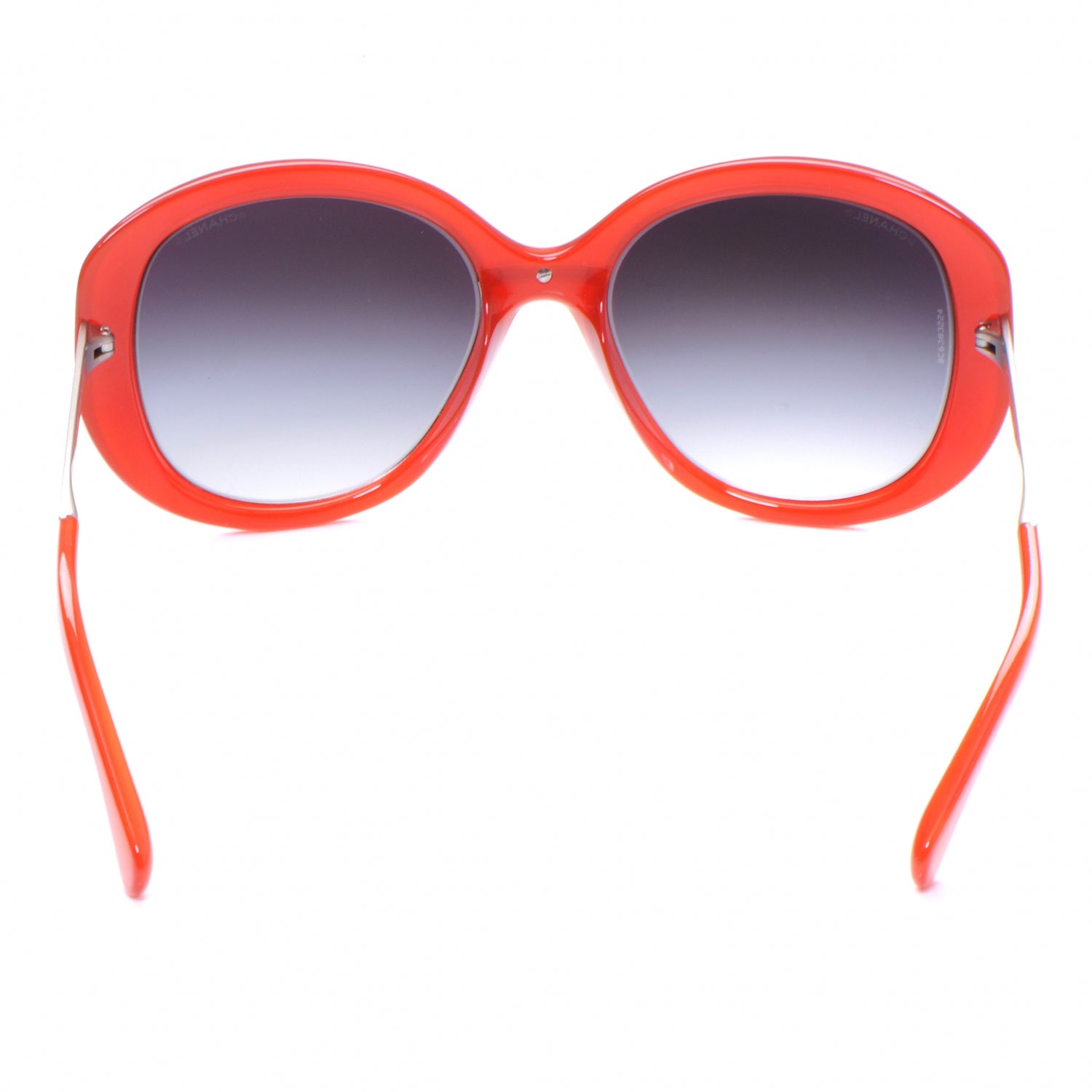 Chanel Oversized Frame Sunglasses Orange 6045 2 of 4