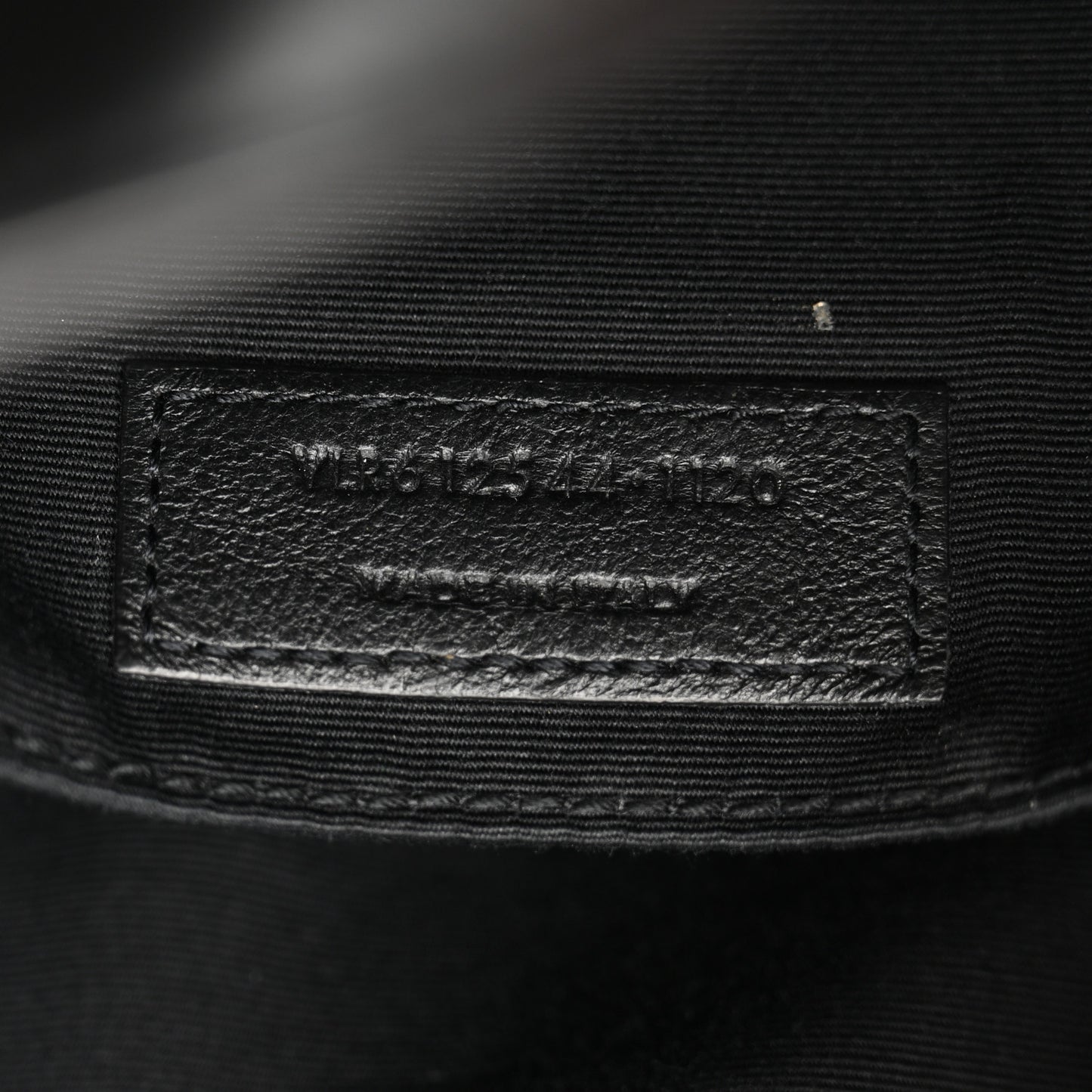 Calfskin Matelasse Monogram Lou Camera Bag Black