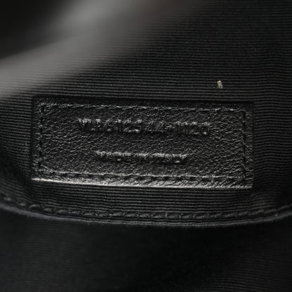 Saint Laurent Calfskin Matelasse Monogram Lou Camera Bag Black 7 of 10