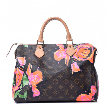 Louis Vuitton Monogram Roses Speedy 30 1 of 14