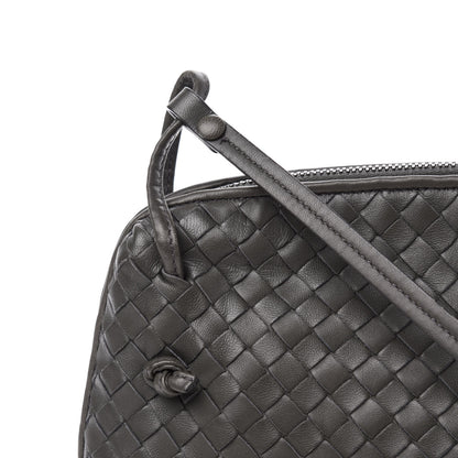 Bottega Veneta Nappa Intrecciato Pillow Crossbody Messenger Light Grey 13 of 13