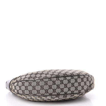 Gucci Monogram Half Moon Hobo Dark Brown 4 of 12