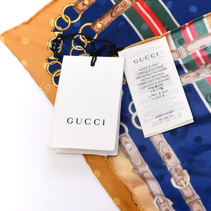 Gucci Silk Chain Square Scarf Multicolor 2 of 4