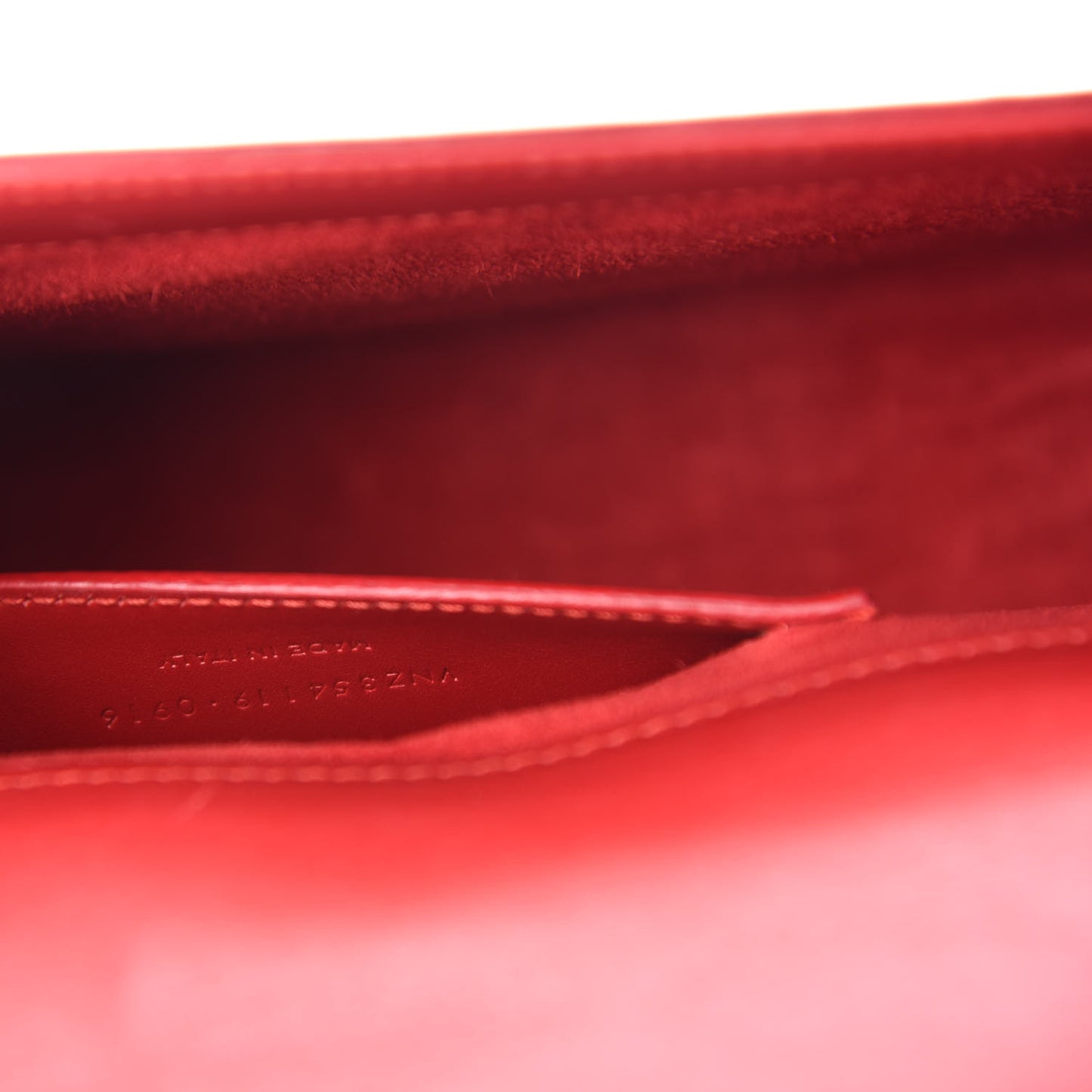 Smooth Calfskin Medium Classic Monogram Kate Tassel Satchel Lipstick Red