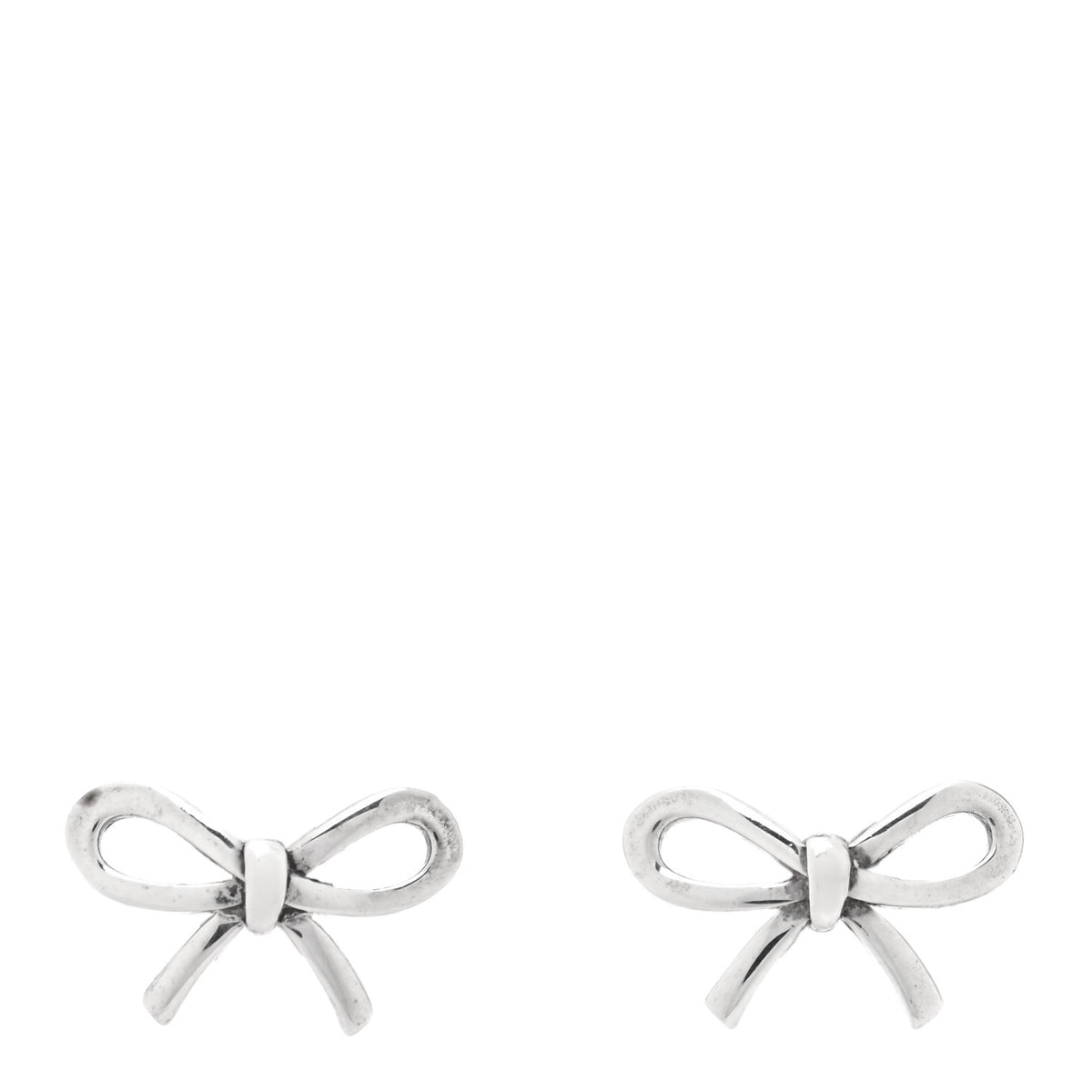 Sterling Silver Bow Earrings