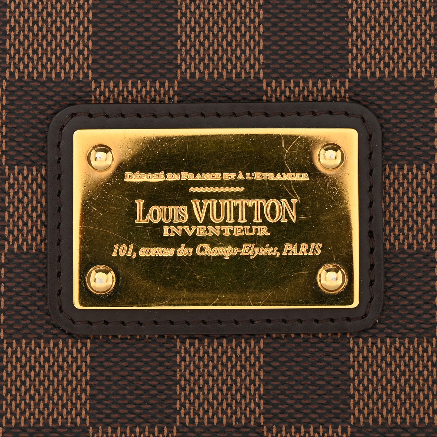 Damier Ebene Eva Clutch