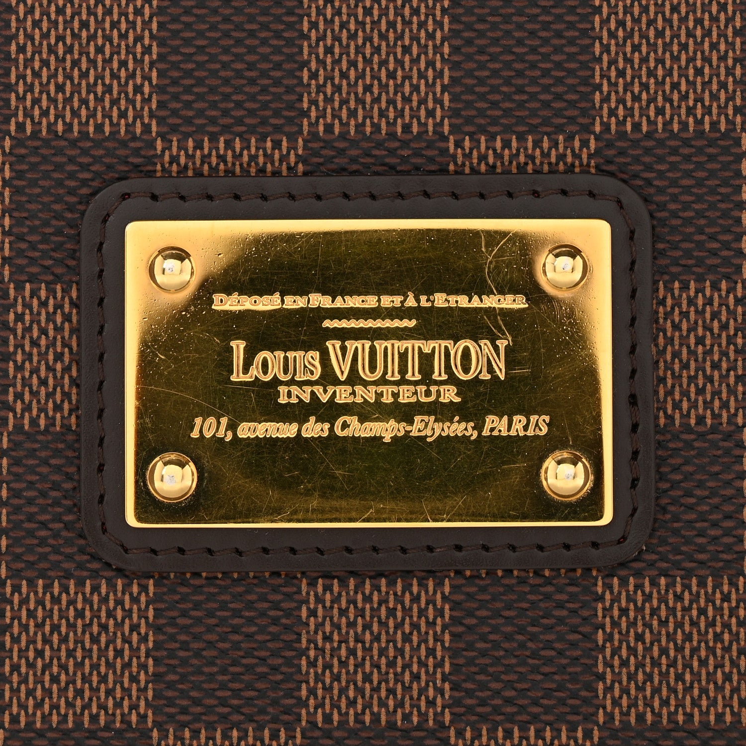 Louis Vuitton Damier Ebene Eva Clutch 11 of 12