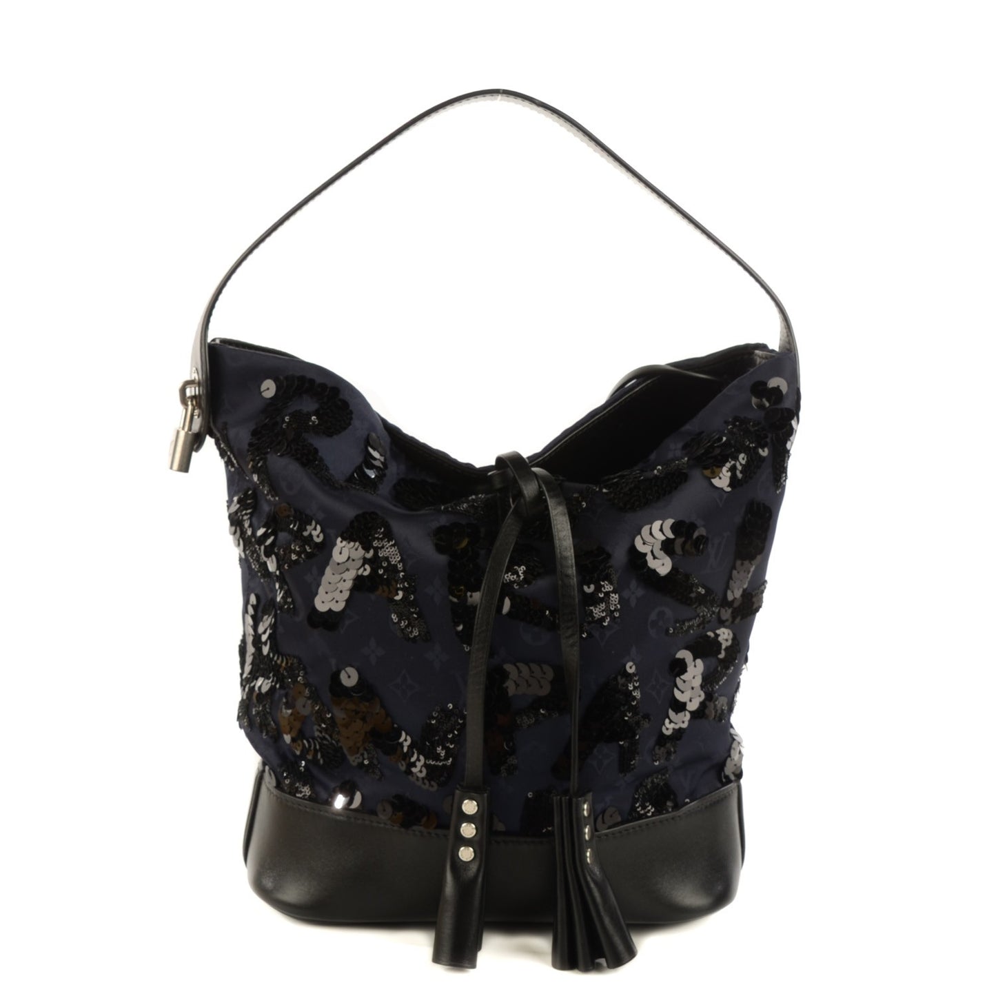 Monogram Jacquard Sequin NN14 Spotlight GM Navy