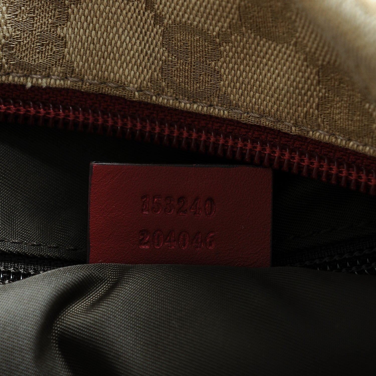 Gucci GG Monogram Web Medium Collapsable Carry On Duffle Beige Red 7 of 7