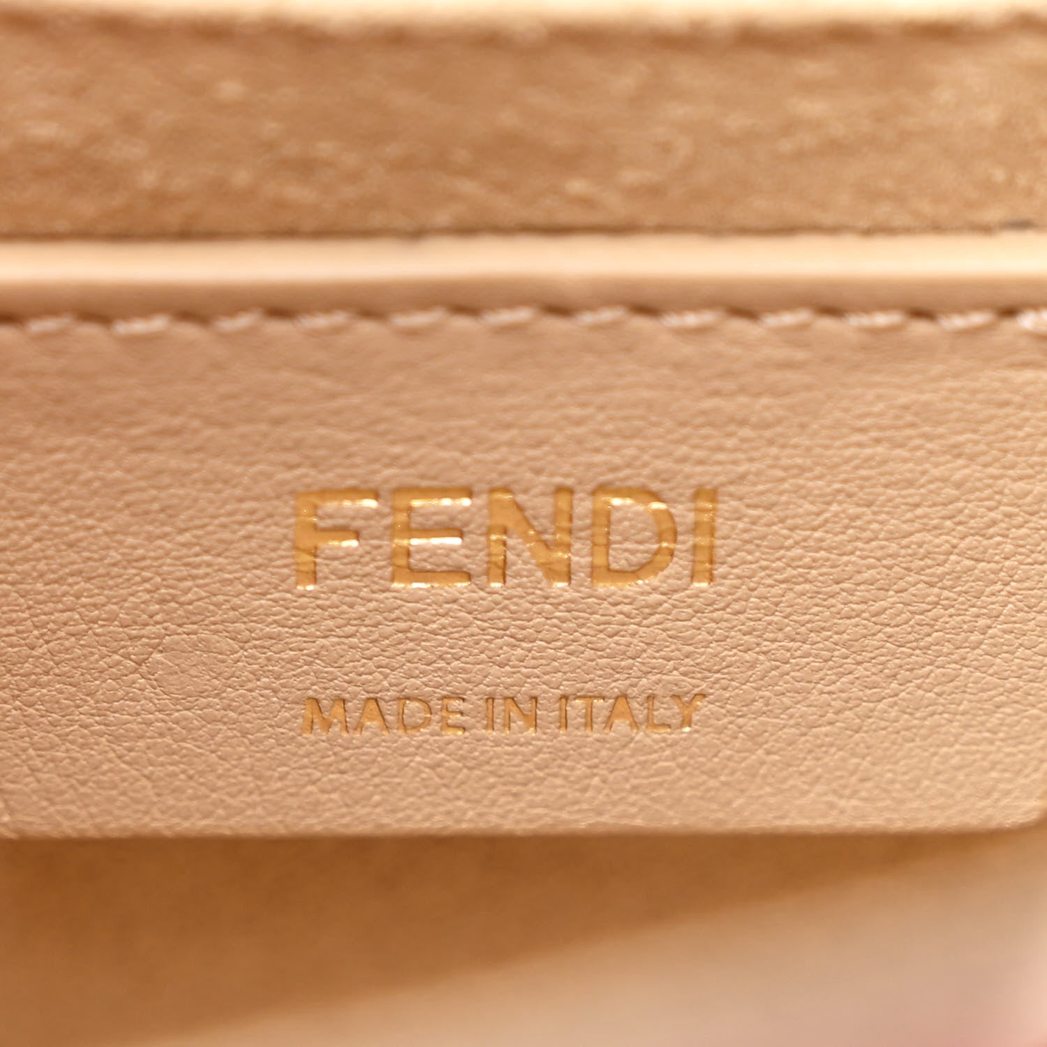 Fendi Vitello Liberty FF 1974 Embossed Small Kan I Shoulder Bag Fragola 7 of 11