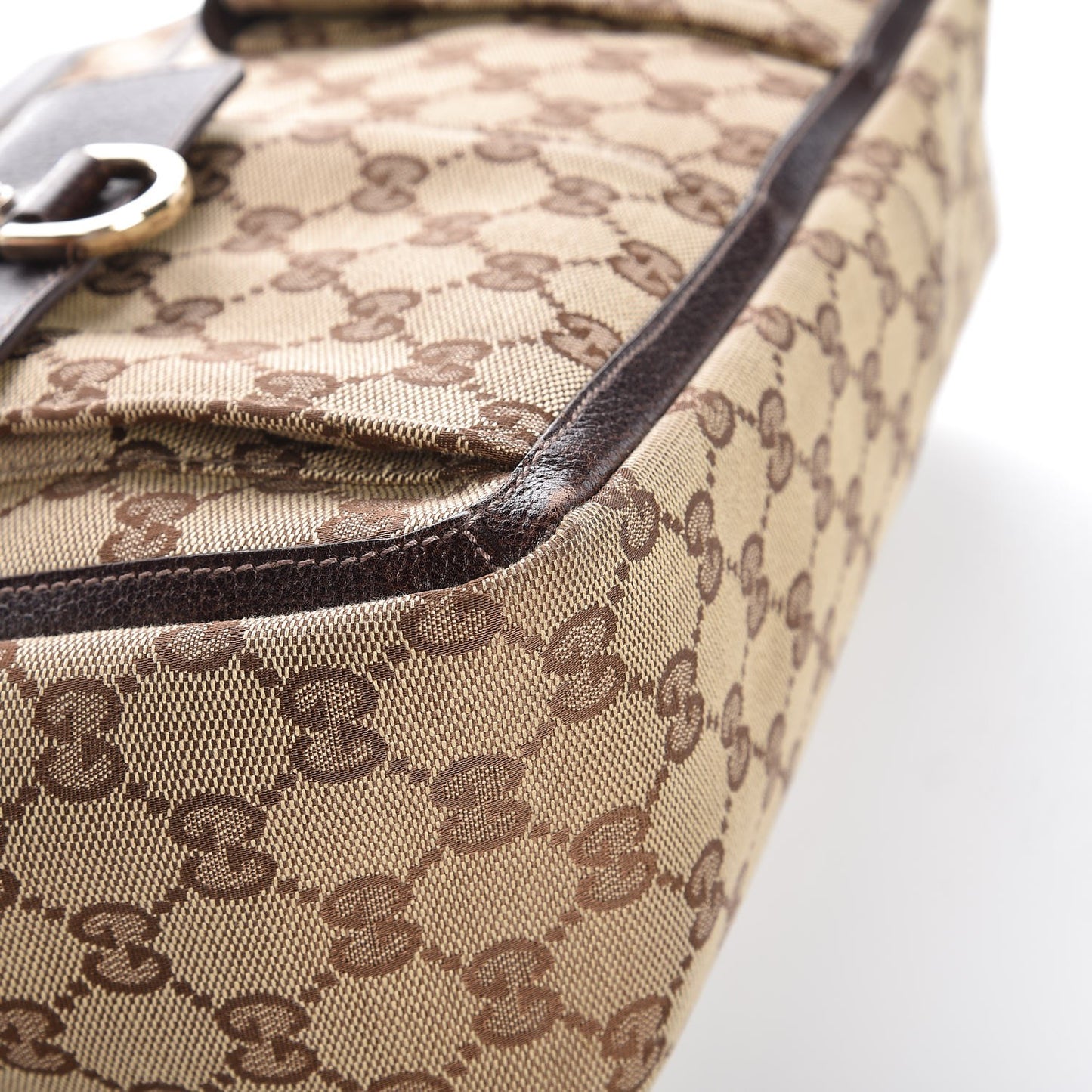 Monogram Abbey D Ring Tote Dark Brown