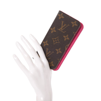 Louis Vuitton Monogram iPhone 7/8 Folio Case Pink 2 of 7