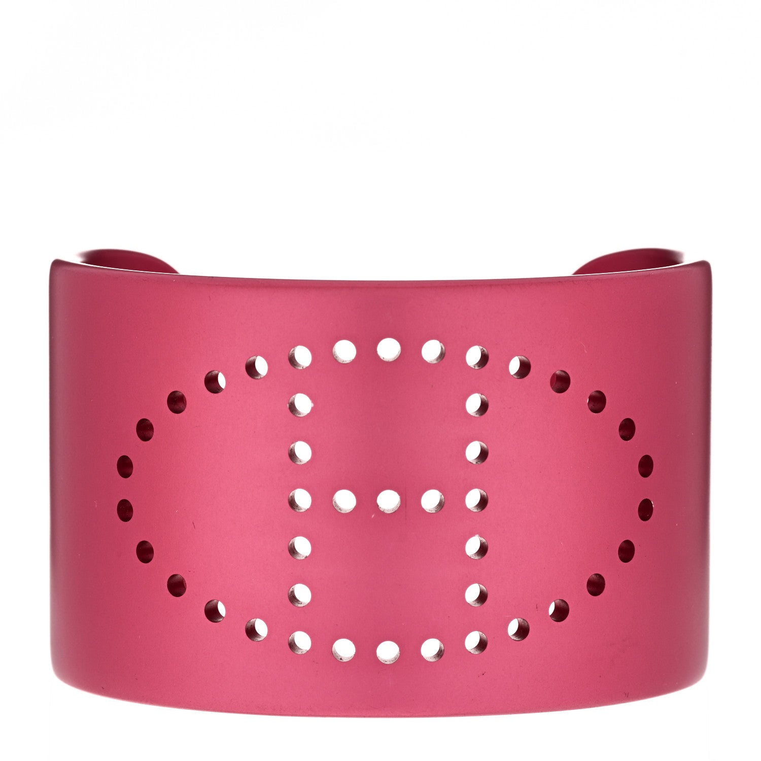 Hermes Aluminium Evelyne Sunset Cuff Bracelet T3 Rose Couture 1 of 4