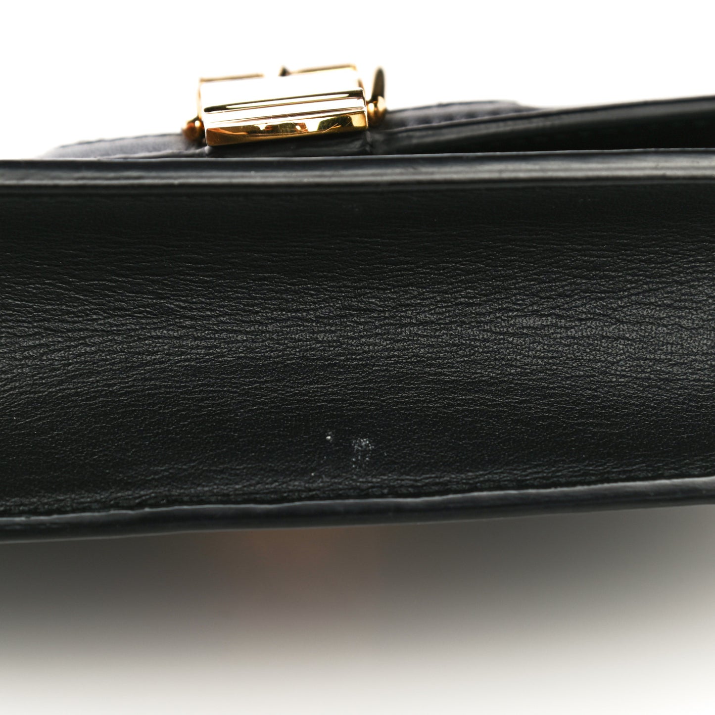 Calfskin Super Mini Sylvie Chain Shoulder Bag Black