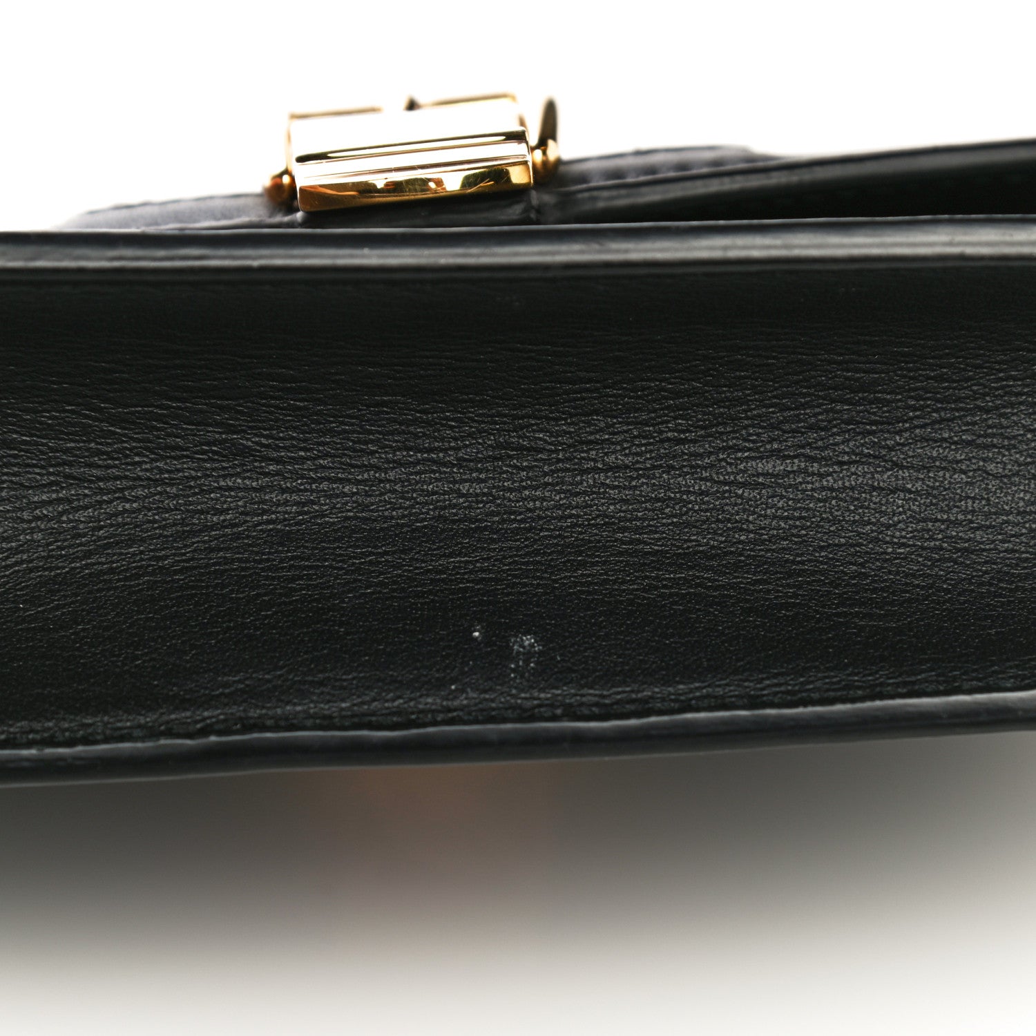 Gucci Calfskin Super Mini Sylvie Chain Shoulder Bag Black 12 of 19