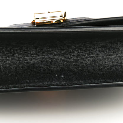 Gucci Calfskin Super Mini Sylvie Chain Shoulder Bag Black 12 of 19