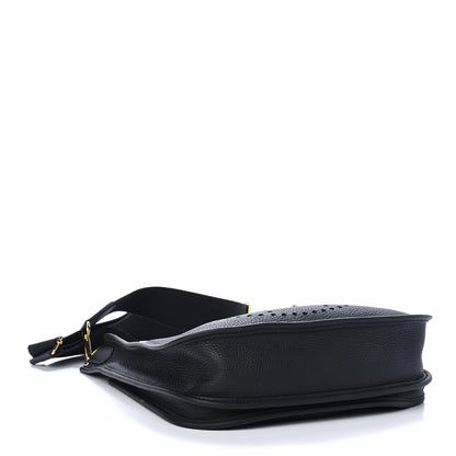 Hermes Taurillon Clemence Evelyne III PM Black 4 of 9