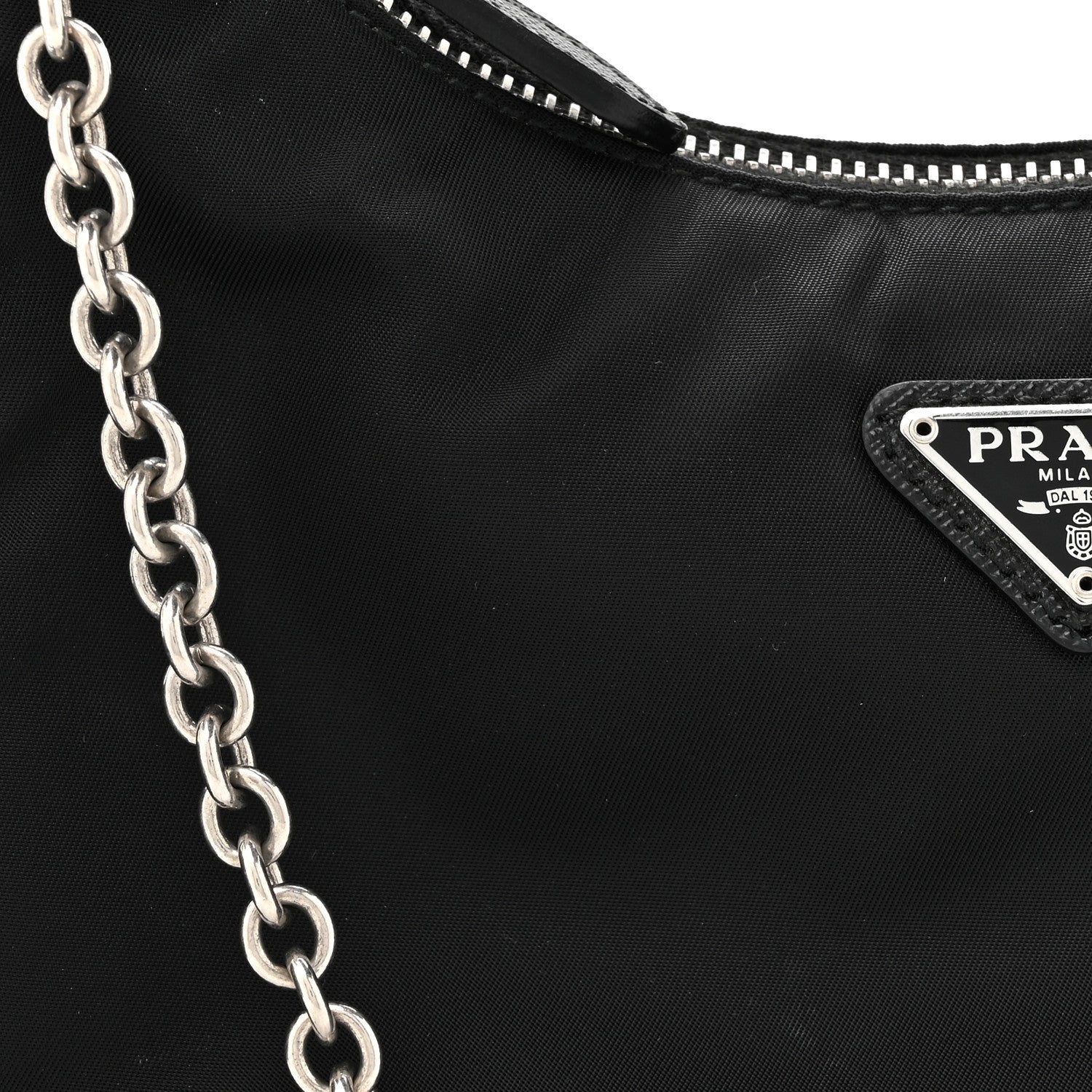 Prada Nylon Re-Edition 2005 Shoulder Bag Black 7 of 9